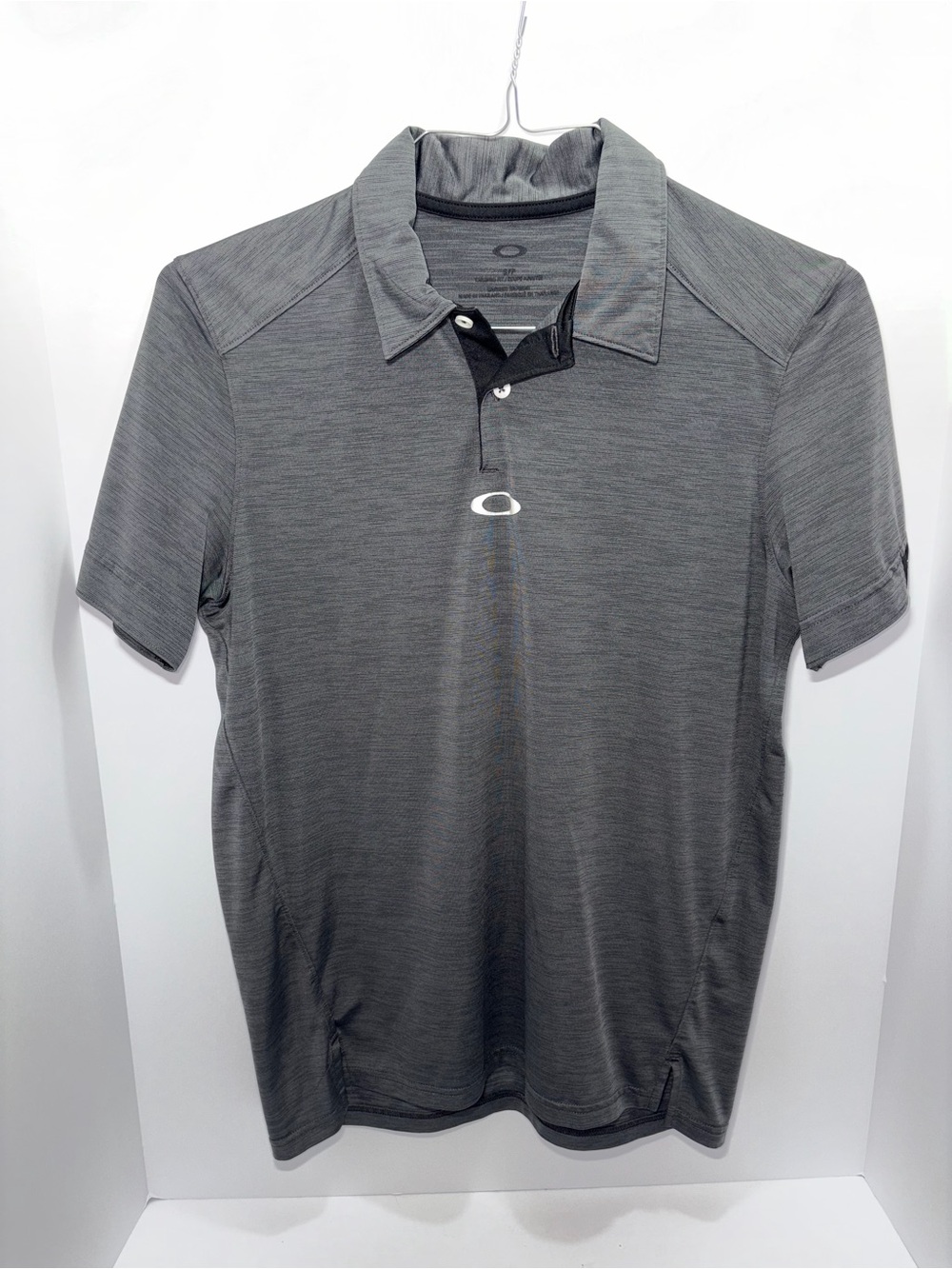 Oakley Men's Gray Performance Polo Shirt Size Small
